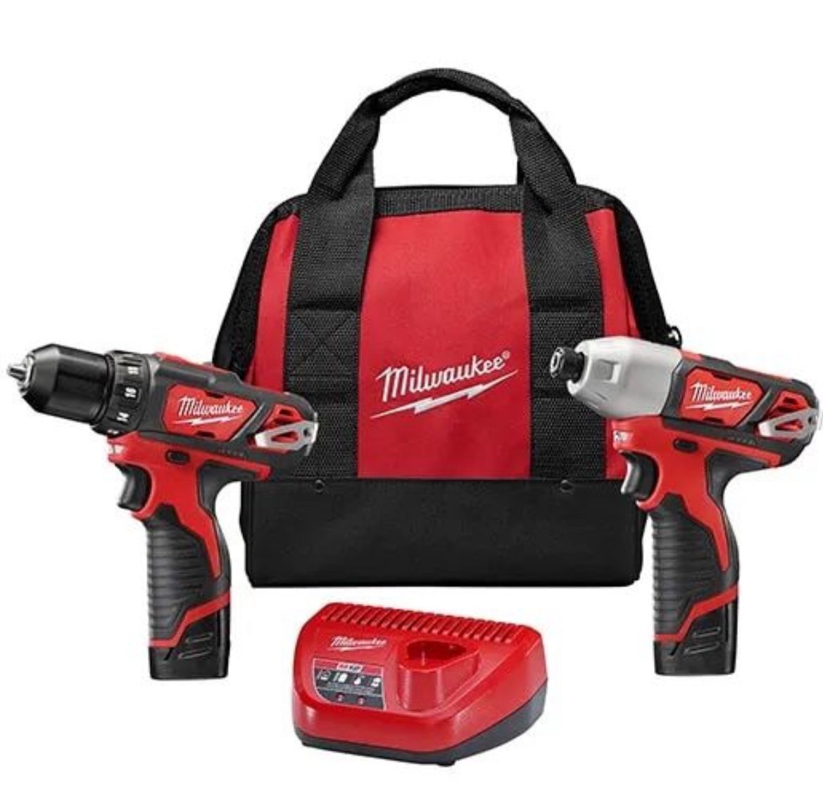 Milwaukee Impact Driver Drill Driver M12™ Cordless 2-Tool Combo Kit 