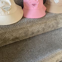 Prada Bucket Hat (Pink,Tan,Brown)