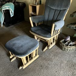 Glider Chair with Ottoman