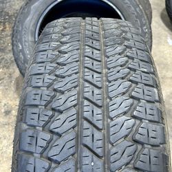 4x Tires Bridgestone AT 275/60/20 90% 275/60R20