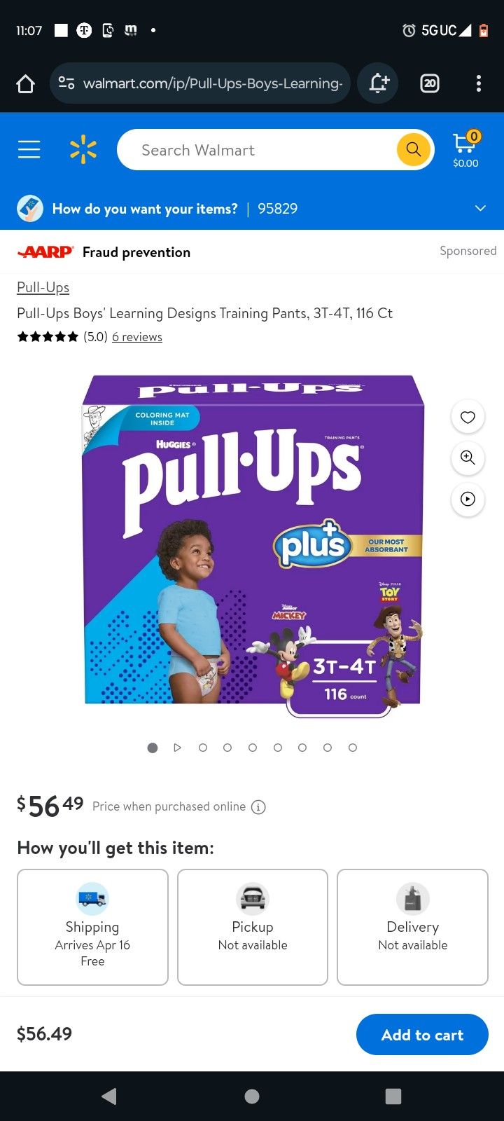 Huggies Pull Up 3t-4t