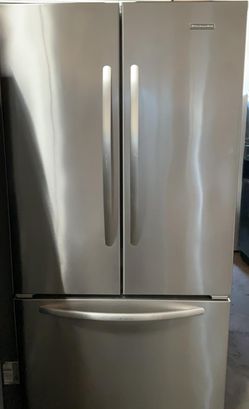 Kitchen Aid 3-Door Silver Refrigerator Fridge

