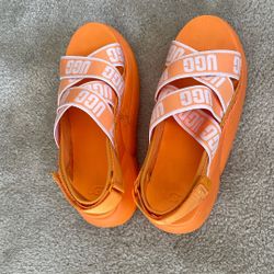 Orange Ugg Platforms 