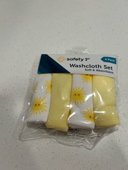 NEW 4 pack Safety 1st baby washcloths