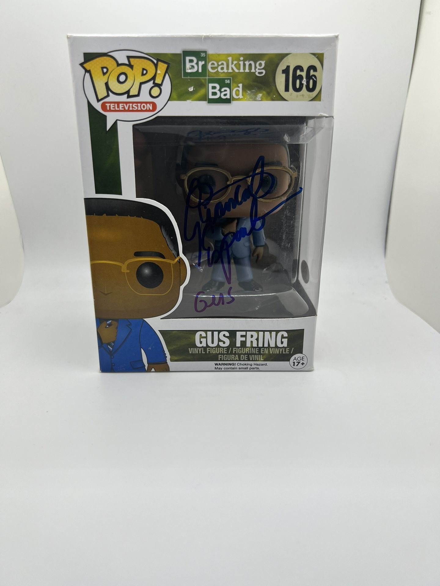 Funko Pop! Gus Fring #166 - Autographed by Giancarlo Esposito (JSA Certified)