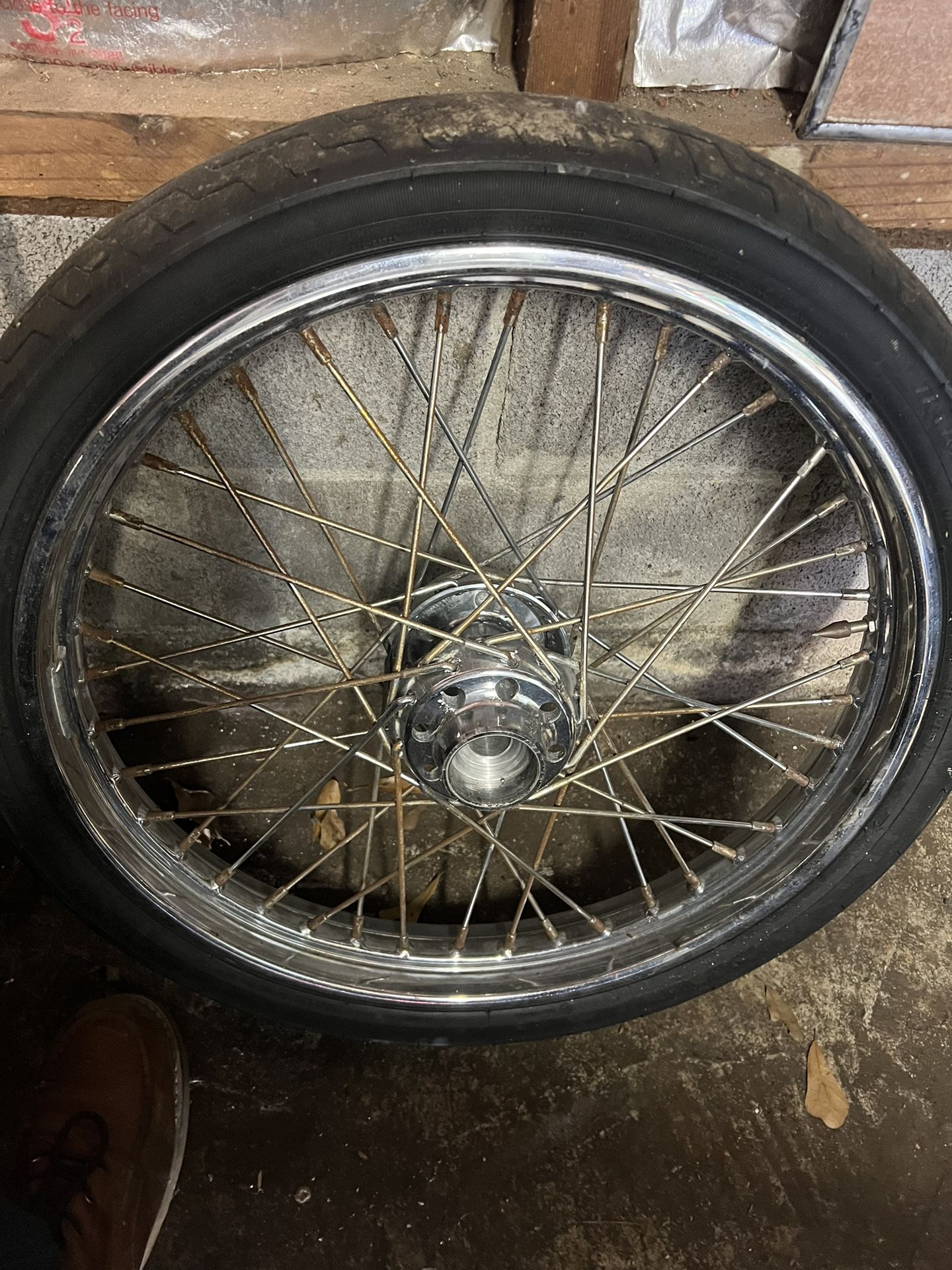 Harley, Davidson 21 Inch Wheel And Tire