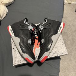Jordan 4 Bred Reimagined Size 9.5 