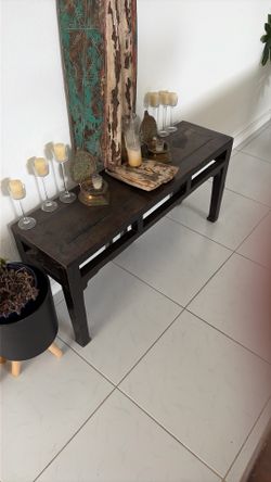 Small console table