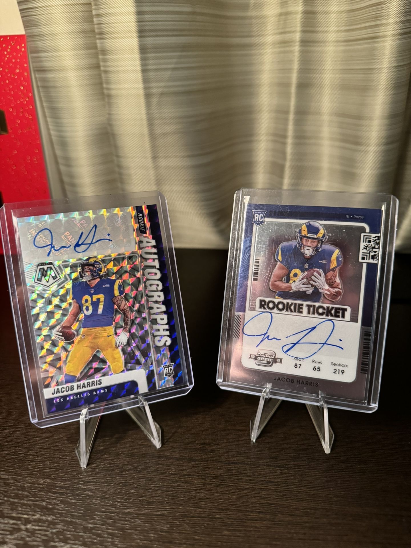 Jacob Harris Rookie Autos x2