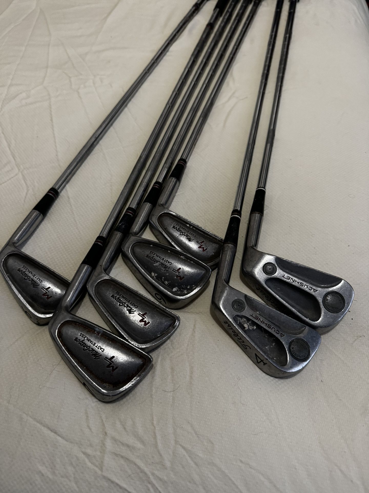 Set Of Gold Clubs