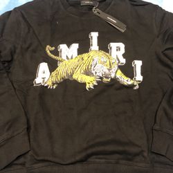 Black Amiri Sweater.  Limited Check For Size 