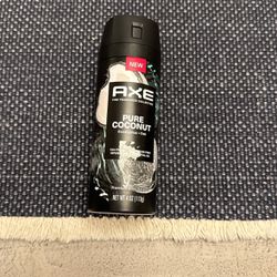 Axe Fine Fragrance Collection Men's Deodorant Spray, Pure Coconut Aluminum-Free, 4 oz