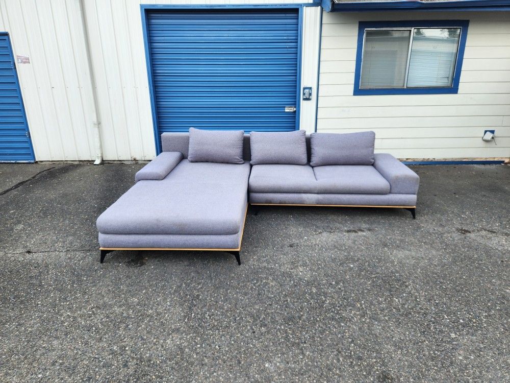 Sleeper Sofa With Lounge Chaise + Storage FREE DELIVERY