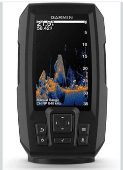 Garmin Striker Vivid 4cv, Easy-to-Use 4-inch Color Fishfinder and Sonar Transducer, Vivid Scanning Color Palettes - 010-02550-00