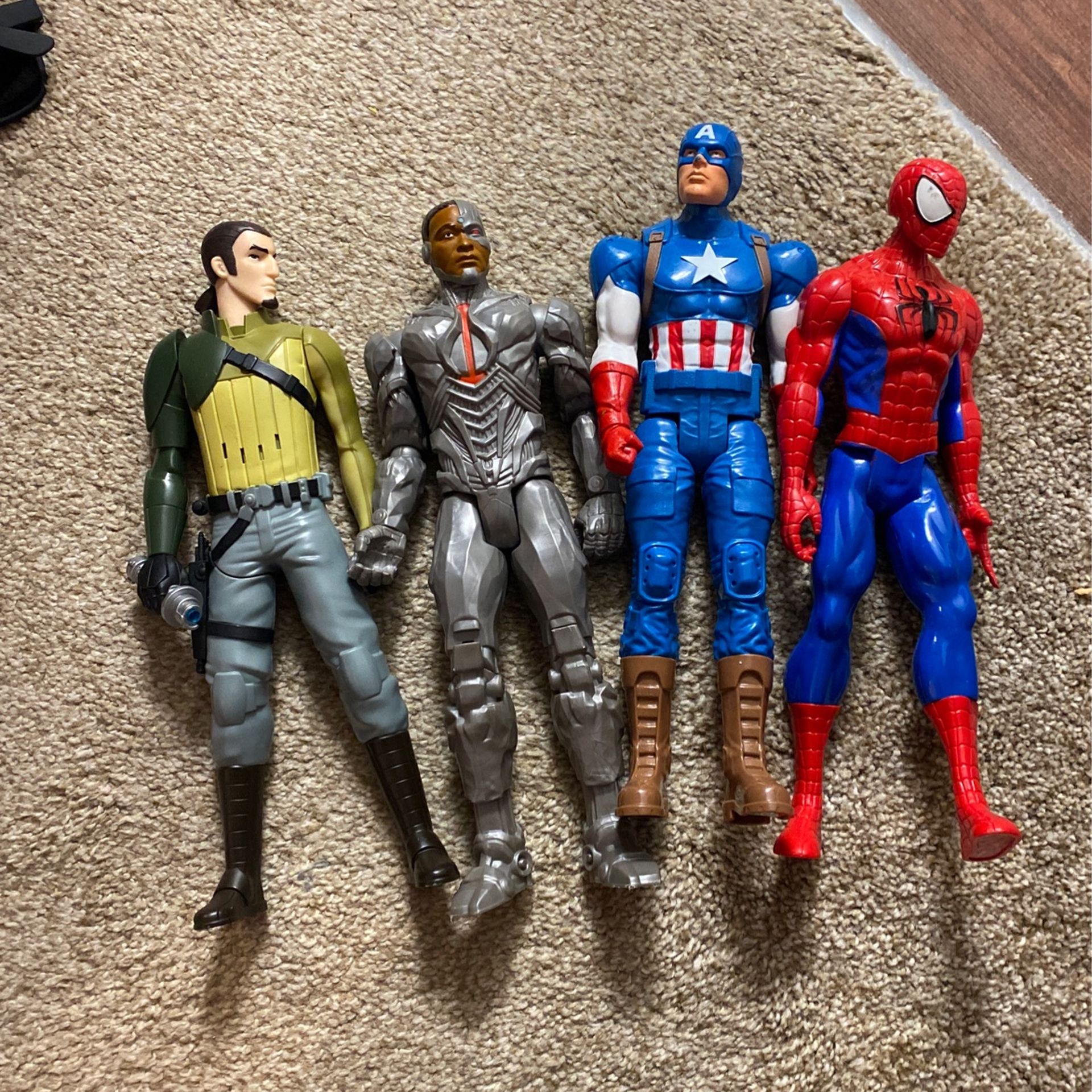 Lot Of Four Action Figure Toys