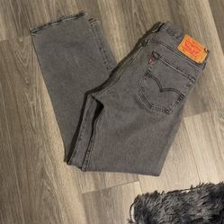 Levi 501 jeans gray