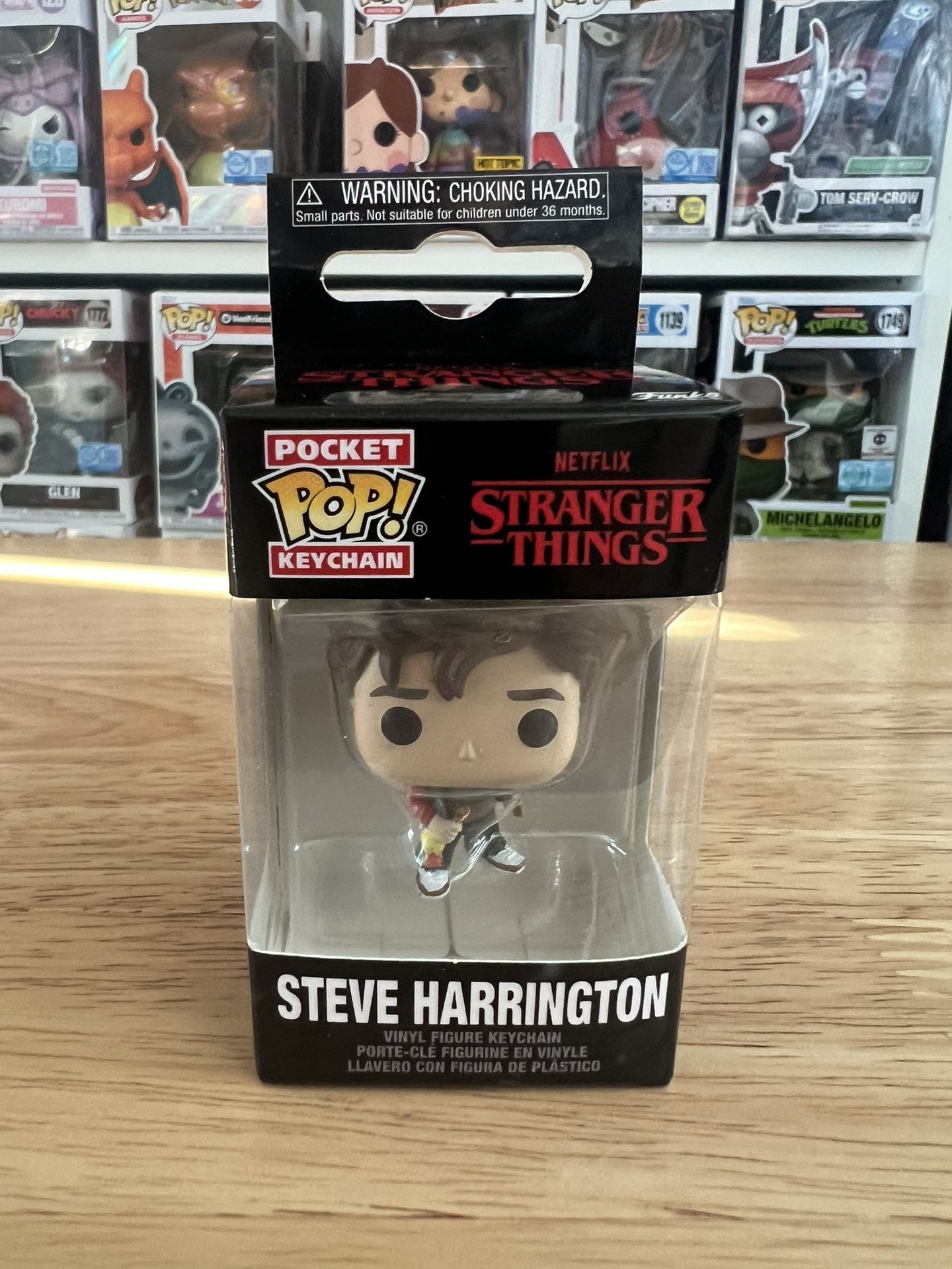 Steve & Robin Funko Pocket Pop Keychains Stranger Things Season 5 