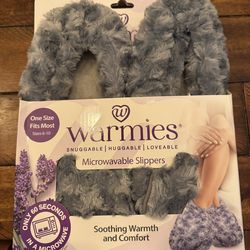 Warmies microwavable lavender scented slippers