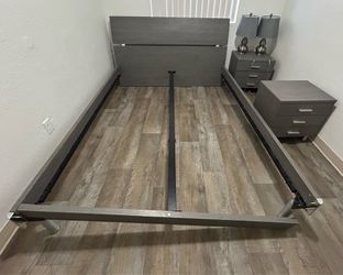 Copenhagen  Grey Bravo Queen-Sized Bed - Great Condition