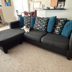 Reversible Chaise Sofa - Stylish and Comfy!