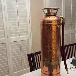Antique Red Star Fire Extinguisher $100