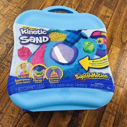 NEW! Kinetic Sand Diggin’ Dog Park in Case Excavation Play Set Sensory Toy  All natural sensory toys made with natural sand. The original kinetic sand
