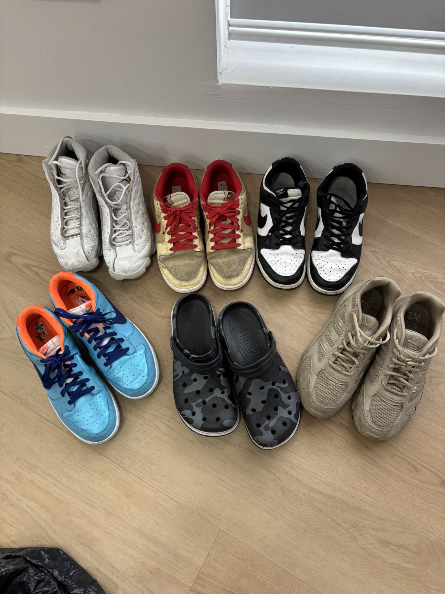 Shoes (Jordan, Nike,crocs)