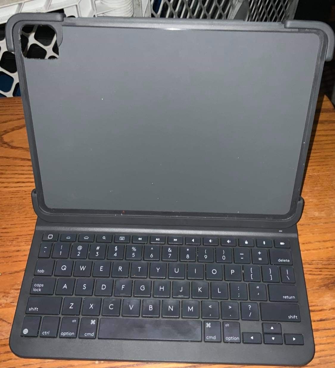 Logitech Slim Folio Pro Bluetooth Keyboard Case for iPad Pro 11” 1st & Second Generations.