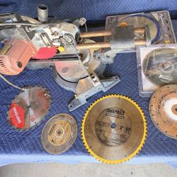 Miter Saw With Blades