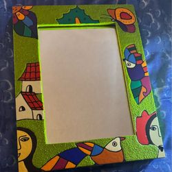 Hand crafted mirror/picture frame