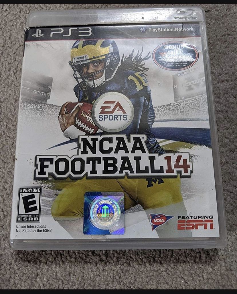 NCAA Football 14 for PS3 (can Ship To Anywhere)