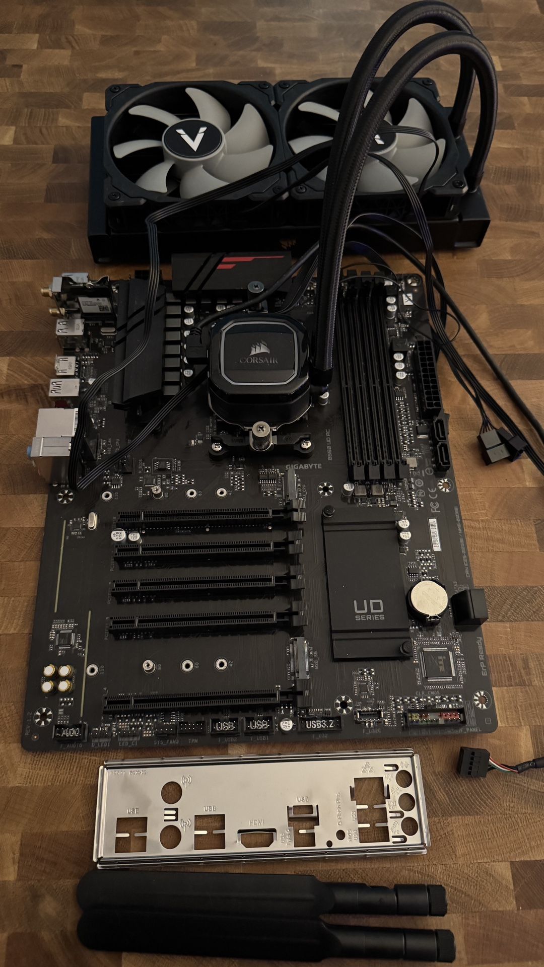 Motherboard  / Processor / Liquid Cooler Combo