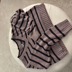 Cropped Knit Sweater