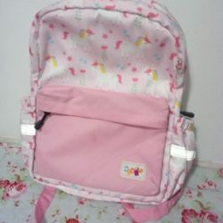 Unicorn baby girl backpack