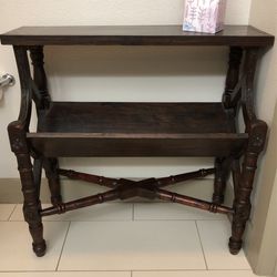Antique Wood Bookshelf
