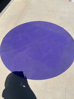 round yoga mat