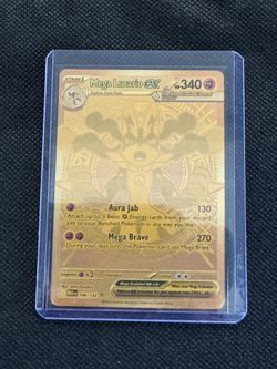 Mega Lucario ex gold hyper rare 188/132