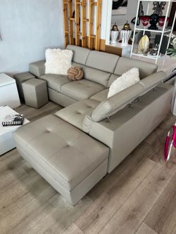 Mueble sofá cama seccional