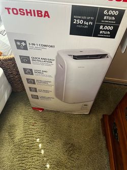 Toshiba Portable Air Conditioner 8000 BTU