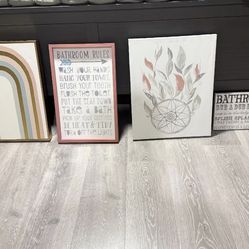 Variety Of Girl Bedroom Wall Decor