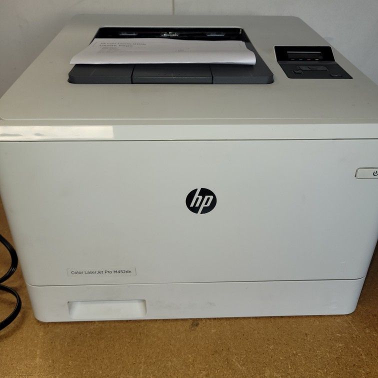 HP Color LaserJet Pro Printer M452dn Network Duplex 27k impression page printed