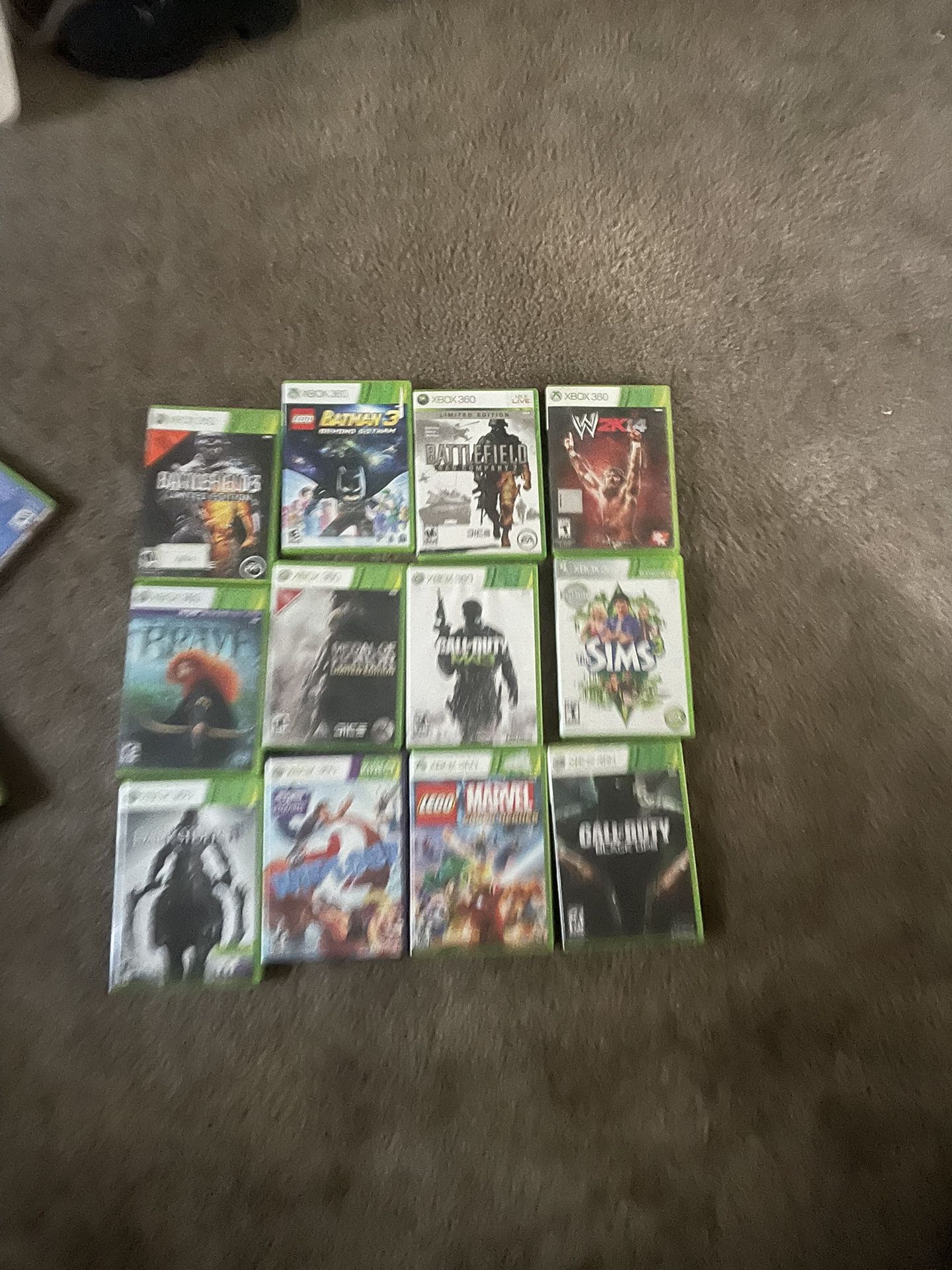 Xbox 360 Video Games All For $20