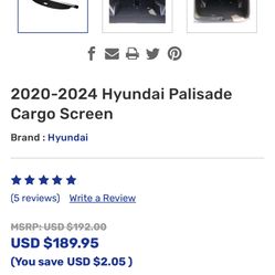 Hyundai Palisade Cargo Screen