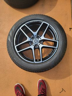 19" OEM AMG RIMS AND TIRES