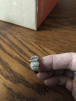 Ametyst stone ring
