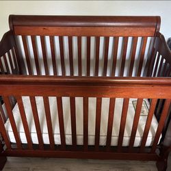 Cherry Wood Crib 