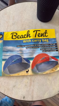 Beach tent new.