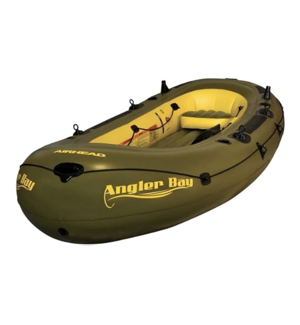 Angler Bay 4 Man Inflatable Fishing Raft
