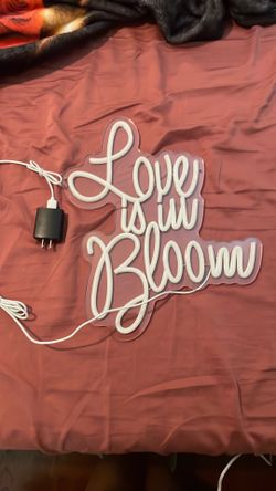 Neon light sign works brand new