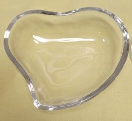 Tiffany & Co. Elsa Peretti Heart Crystal Jewelry Box